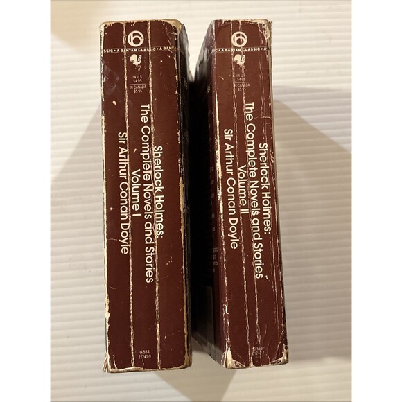 THE COMPLETE SHERLOCK HOLMES Sir Arthur Conan Doyle Volume I and II Set - Picture 3 of 14
